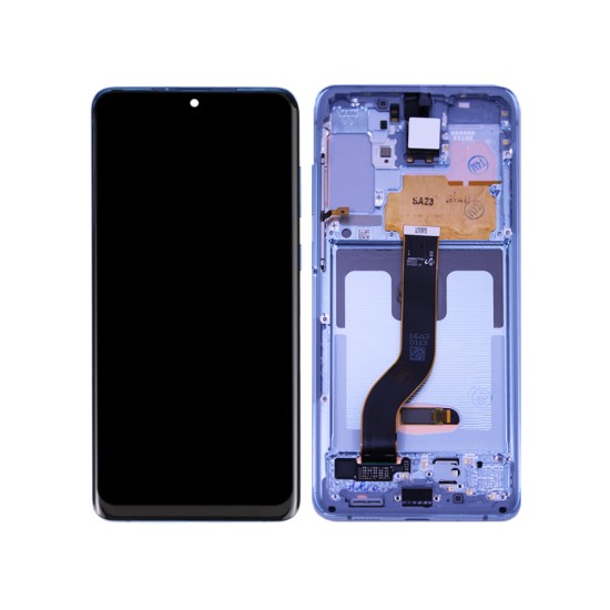 Touch+Display+Frame Samsung Galaxy S20 Plus 4G/G985/S20 Plus 5G/G986 Service Pack Azul